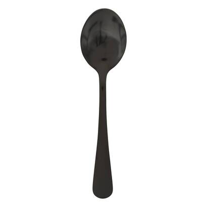 Set of 4 teaspoons "shadow" black