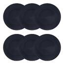 Set of 6 dinner plates "Colorama" D.26.4 cm, Blue Blue