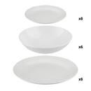 Dinner set "Colorama" 18 pieces, white White