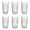 Set of 6 tall tumblers "Ayla" 350 ml, Transparent Transparent