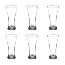 Set of 6 "Pastis" aperitif glasses 180 ml, Transparent Transparent