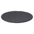Presentation plate "Slate" D.32 cm Slate grey