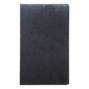 Set of 6 presentation plates "Slate" 30x18 cm, Black Black