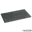 Presentation plate "Slate" 22x14 cm Slate grey