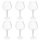 Set of 6 "Nora" gin glasses 650 ml, Transparent Transparent