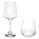 Set of 12 "Elaya" glasses 290 ml, Transparent Transparent