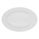"Perle" Plate 33.5x23.4 cm White