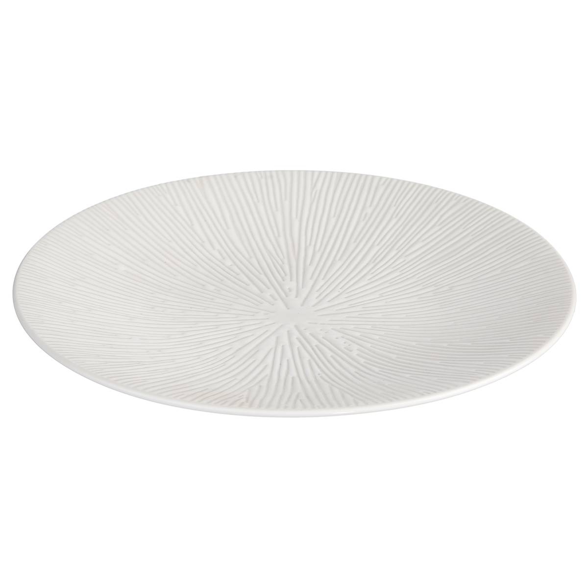 Set of 6 dessert plates "Atelier" D.21 cm, White White