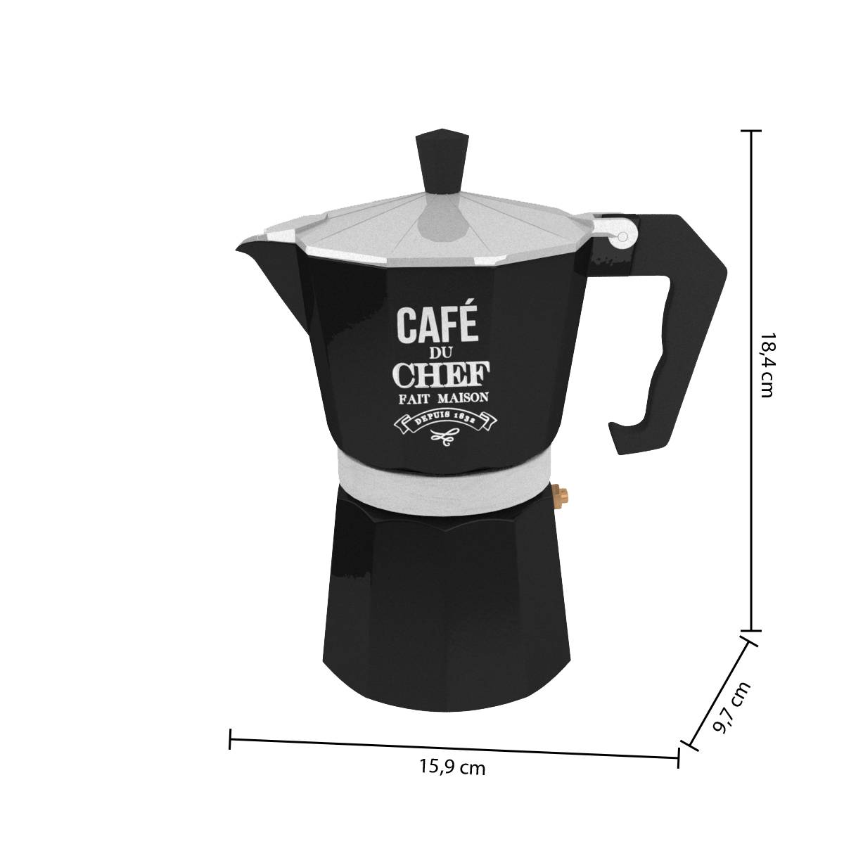 "It" Coffee Maker 270 ml, Black Black