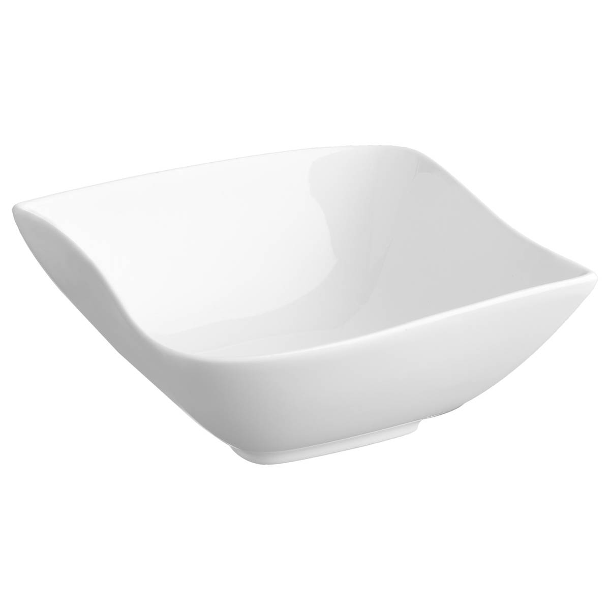 "Wave" Bowl 14x13.5 cm, White White