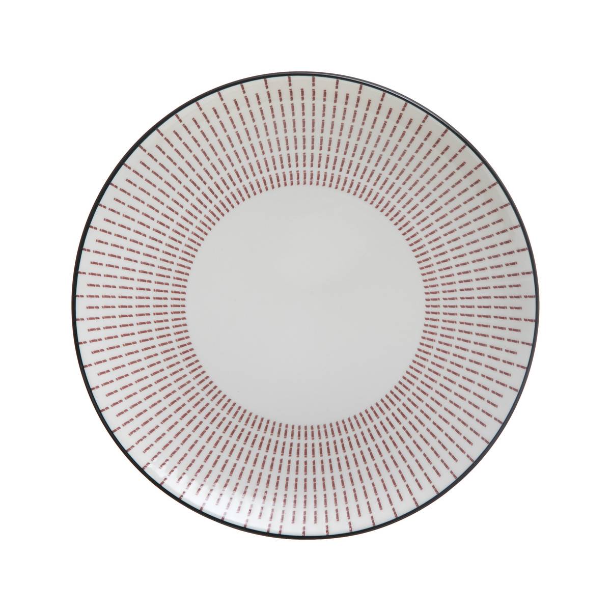 18-piece dinner set "Lunis" 18 pieces, red Red