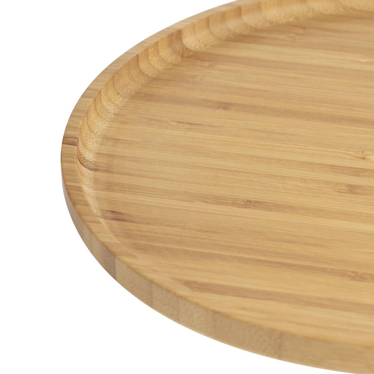 Presentation plate "Rio" D.19.5 cm, Bronze Golden brown