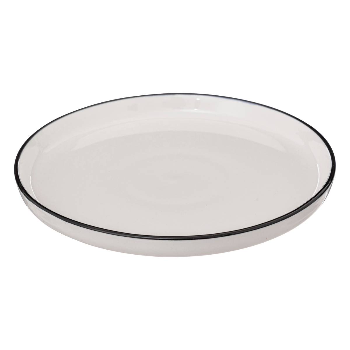 Set of 6 dessert plates "Alix" D.20 cm, White White