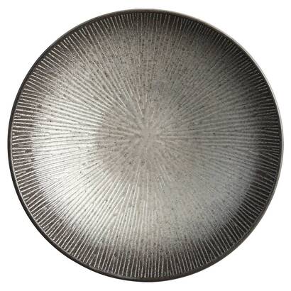 Set of 6 deep plates "atelier" d.19 cm, gray