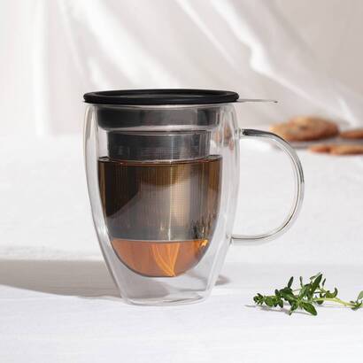 Tea mug "clea" 300 ml, transparent
