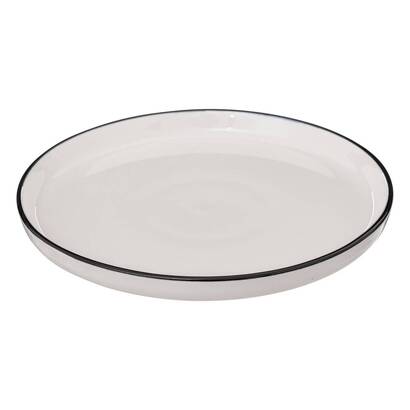 Set of 6 dessert plates "alix" d.20 cm, white