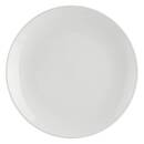 Set of 6 dinner plates "Colorama" D.26.4 cm, White White