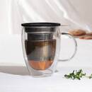Tea mug "Clea" 300 ml, Transparent Transparent