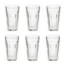 Set of 6 tall tumblers "Lorenz'Eau" 350 ml, Transparent Transparent