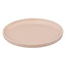 Set of 6 flat plates "Marie" Stoneware (ceramic), D.26.5 cm, Light pink Light pink