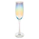 Set of 6 "Fantasy" champagne flutes 210 ml, Multicolor Multicolored