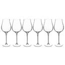 Set of 6 "Oriane" wine glasses 400 ml, Transparent Transparent