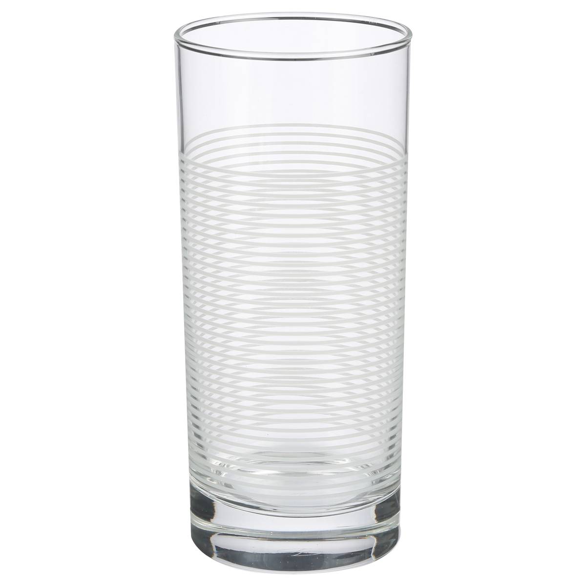 Set of 4 tall tumblers "Toni'Eau" 590 ml Transparent