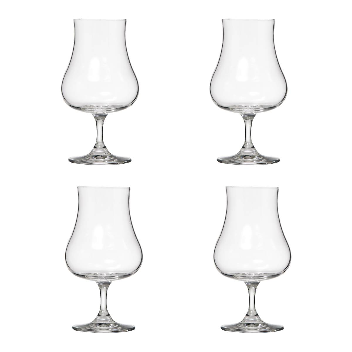 Set of 4 "Liqueur" liqueur glasses 220 ml, Transparent Transparent