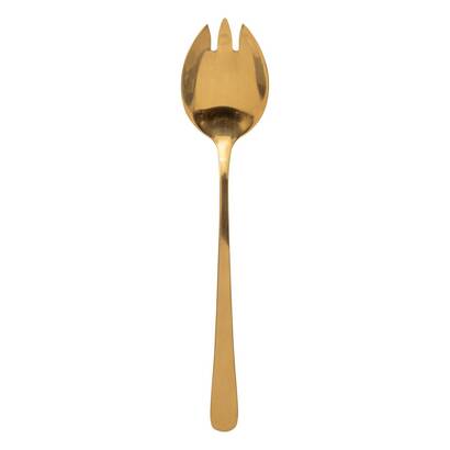 Set of 2 "gold" salad servers gold