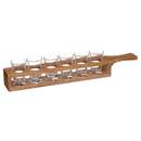 6-shot glass rack "Victor" 24 ml, Brown Brown