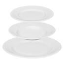 Dinner service "Perle" 18 pieces, white White