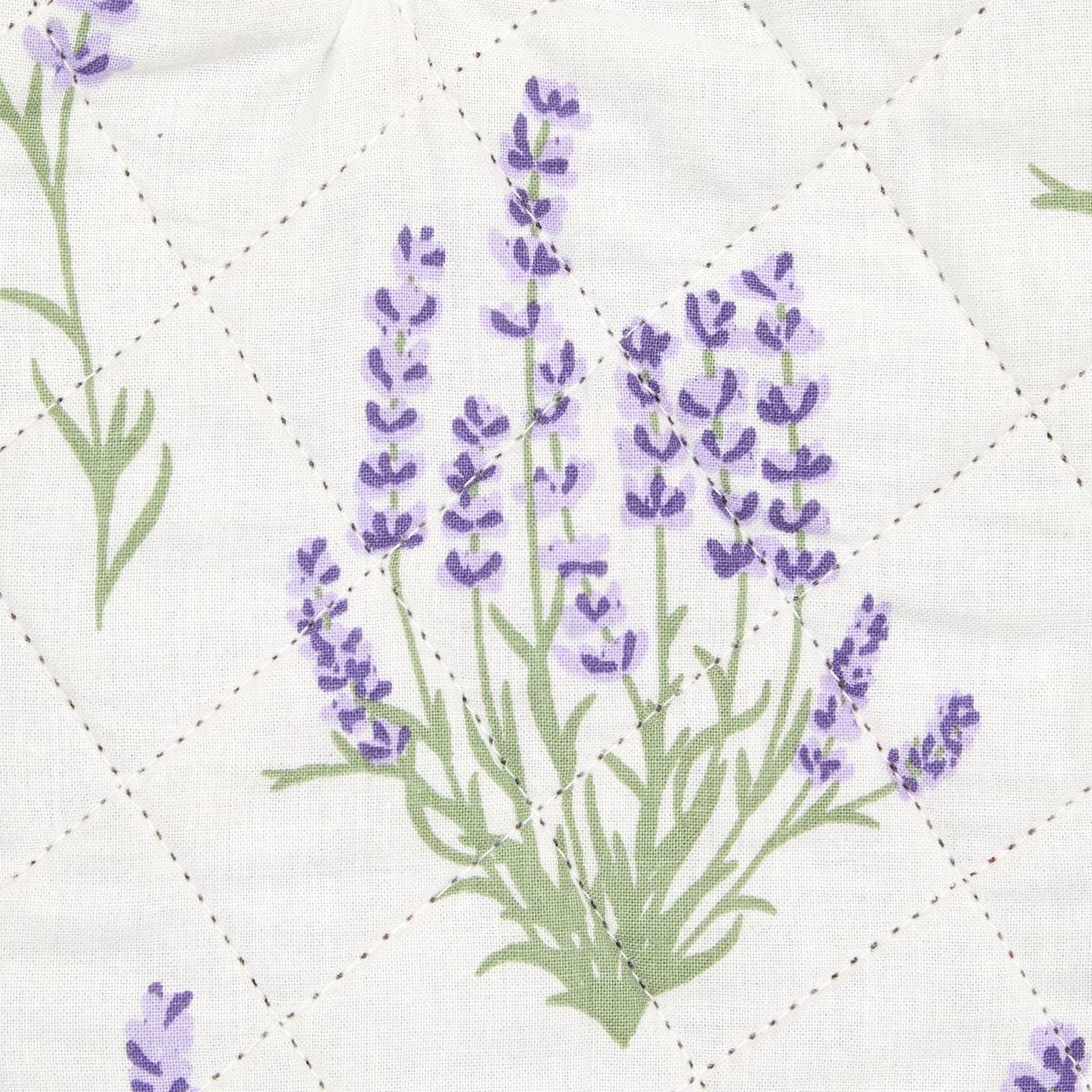 Glove and Pot Holder "Garrigue" White, 20x32 cm White