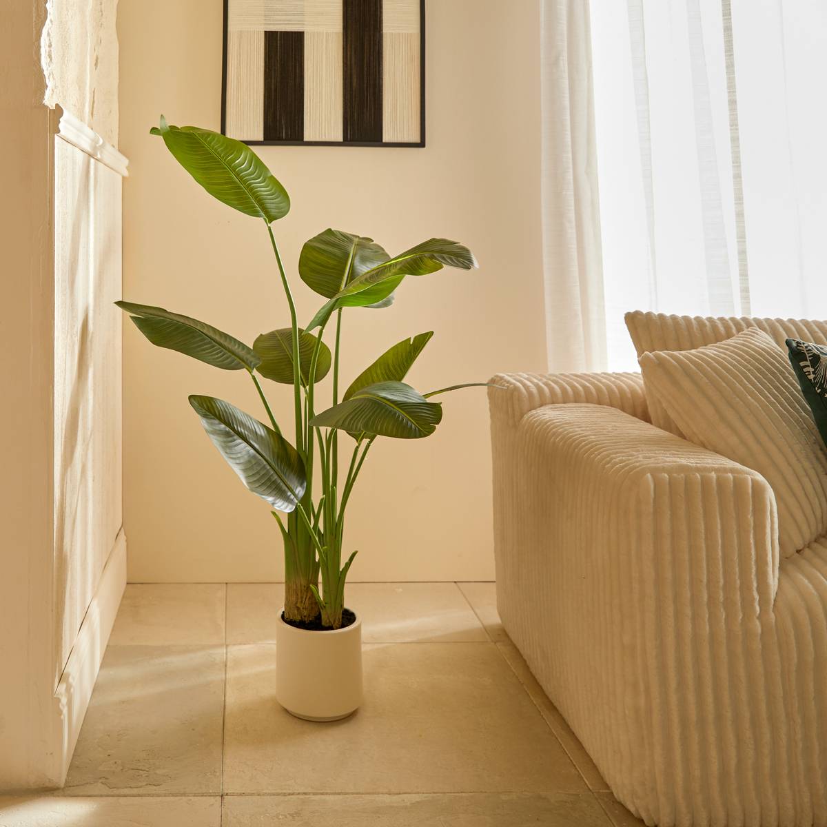 Artificial Potted Plant "Lora" H.140 cm Green