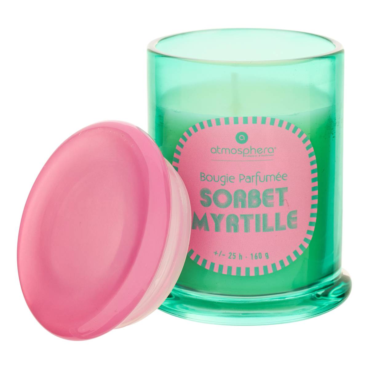 Scented candle round "Sorbet" Multiple scents, 160g Model A