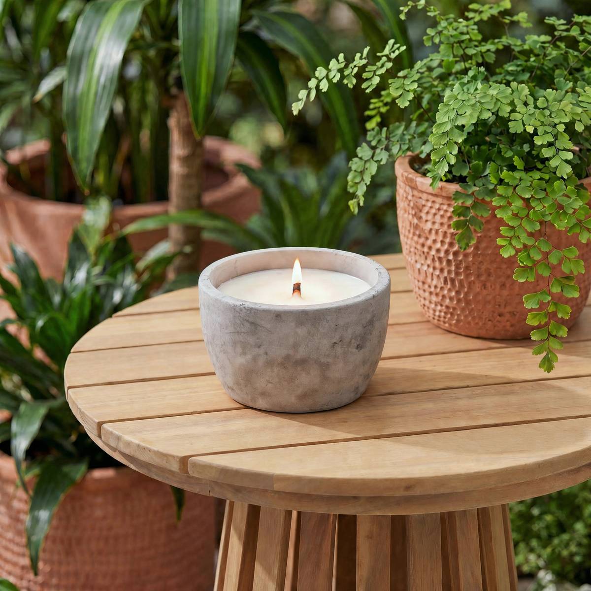 Scented Candle "Sao" Fruity Scent, Lemongrass, 160g Lemongrass