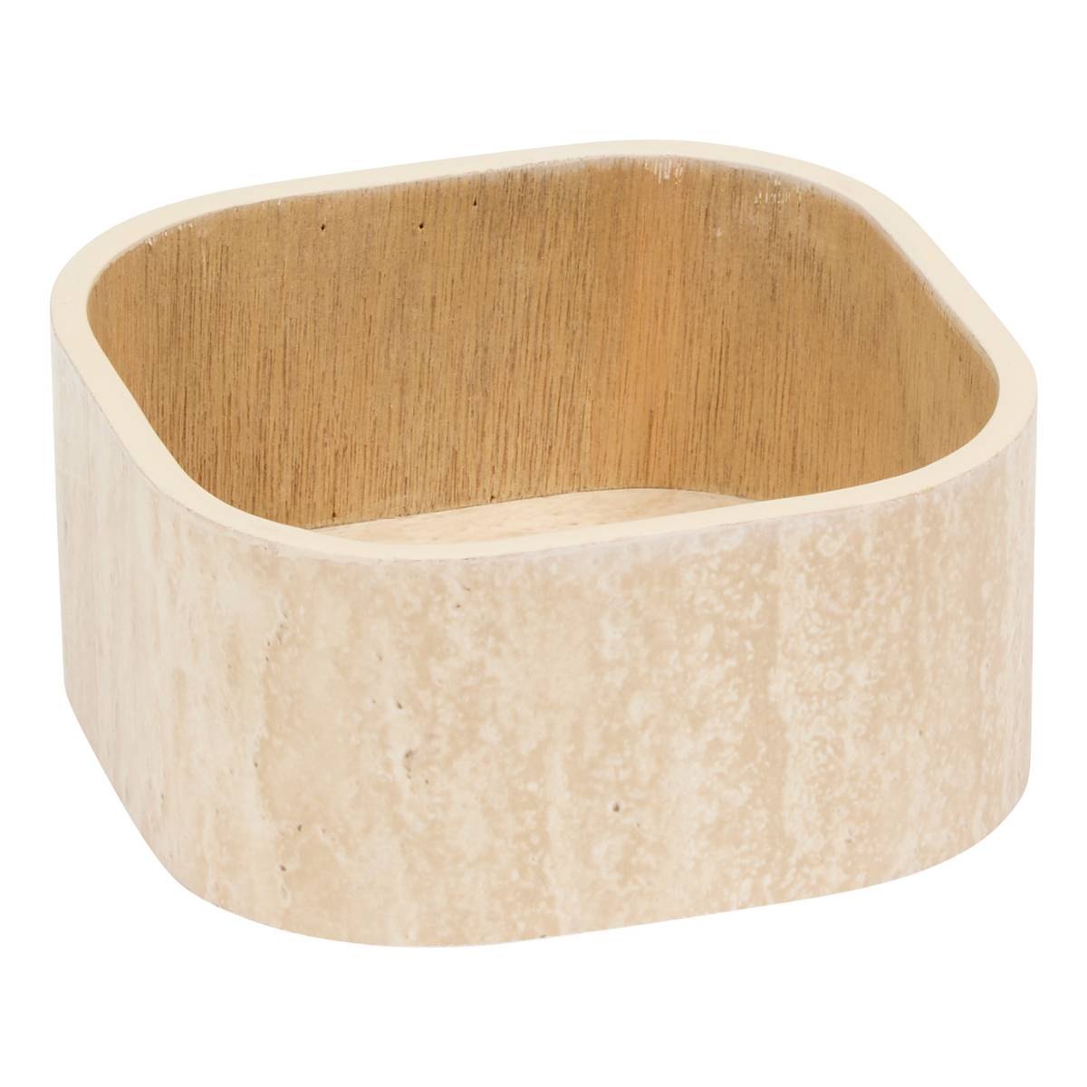 Set of 2 decorative boxes "Anaya" Beige, L.14/18 cm Beige