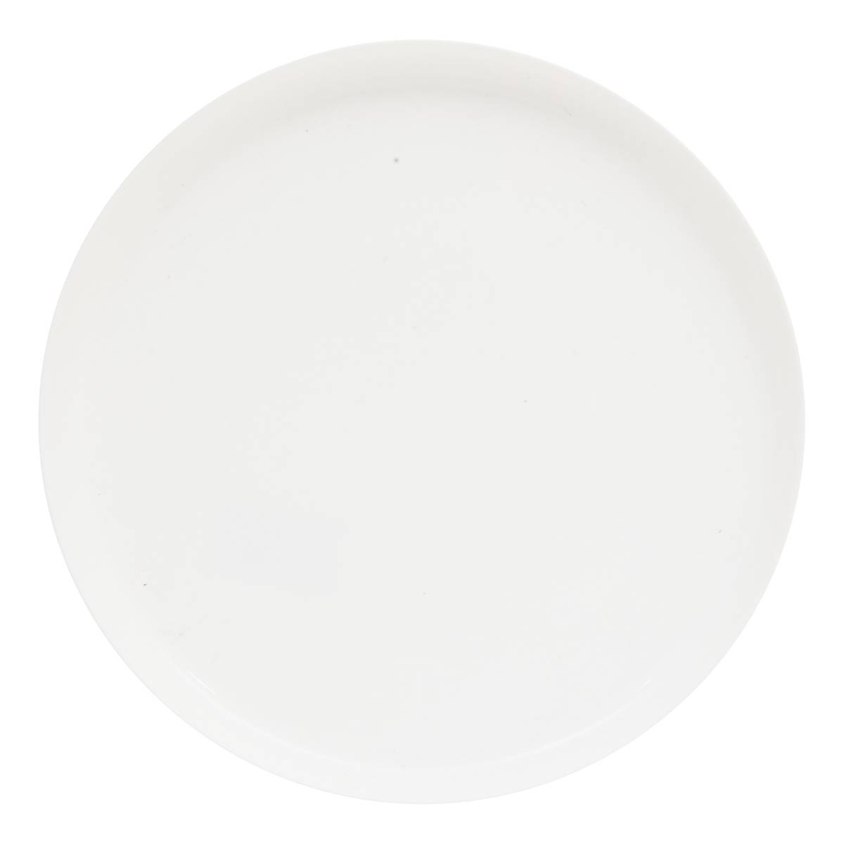 Dinner plate "Mathilde" Glass, D.27.2 cm White