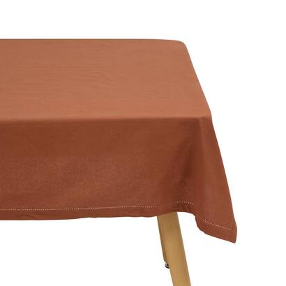Tablecloth "jane" 240x140 cm, terracotta