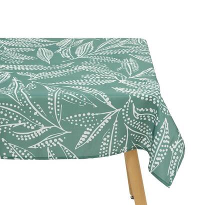 Tablecloth "tropical" 240x140 cm, olive green