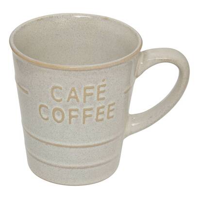 Mug  "cafe" 200 ml, earthenware, white