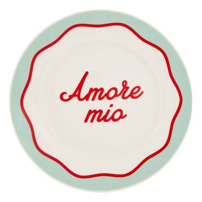 Set of 6 dessert plates  "della pasta" porcelain, d.20.4 cm