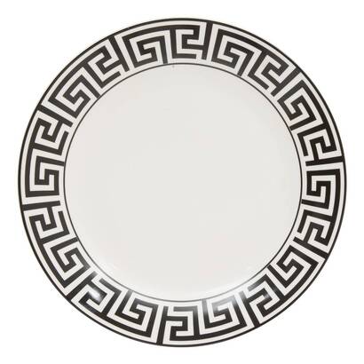 Set of 6 dinner plates "reso" porcelain, d.26.8 cm