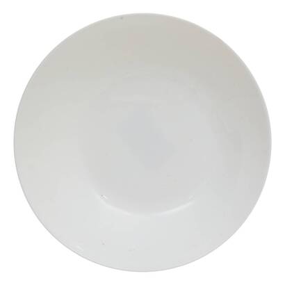 Deep plate  "louise" glass, d.20.3 cm