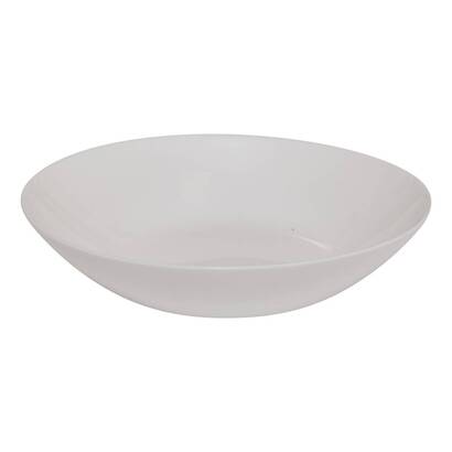 Deep plate  "louise" glass, d.20.3 cm