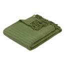 Bed Throw "Anjali" Khaki green, 250x230 cm Khaki green