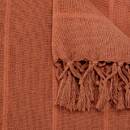 Bed Throw "Anjali" Terracotta, 250x230 cm Terracotta