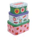 Set of 3 storage boxes "Candied Apple" 'Atmosphera x Cha Cha Pop' Multicolor 2