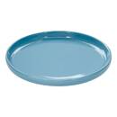 Set of 6 dessert plates "Marie" Stoneware (ceramic), Dia. 20 cm, Blue Blue