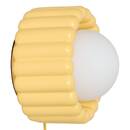 Wall Light "Lotta" Yellow, D.23 cm Yellow