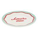 Set of 6 dessert plates "Della Pasta" Porcelain, D.20.4 cm Multicolored